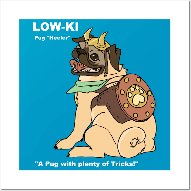 Pug Cleric Wall Art by DivineandConquer